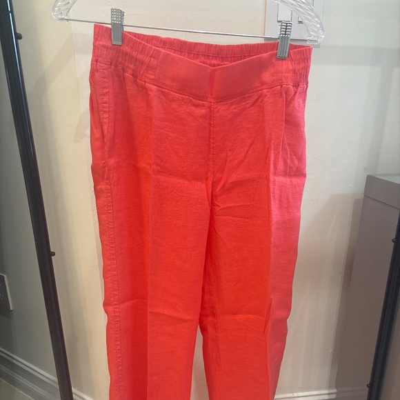 Lilly Pulitzer Linen Pants - Coral XS - Picture 1 of 3